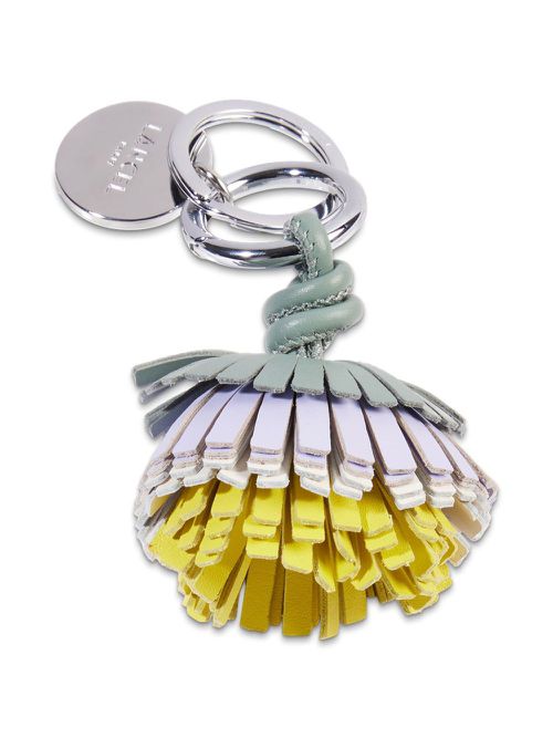 Lancel Tutti Fleuri keyring - Silver
