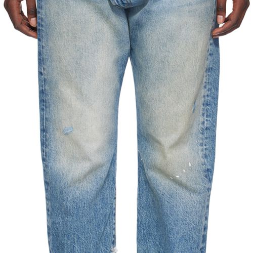 R13 Blue Crossover Jeans