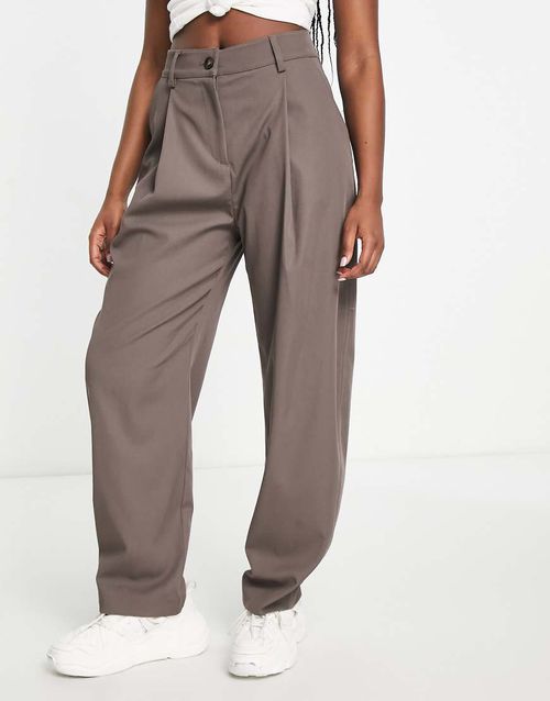 Ovoid trousers in dark brown