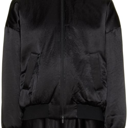 Shop Max Mara Leisure Sierra Satin Bomber Jacket