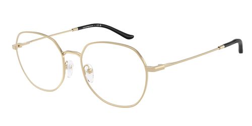 Emporio Armani EA1174D Asian Fit 3013 Men's Glasses Gold Size 54 - Free Lenses - HSA/FSA Insurance - Blue Light Block Available