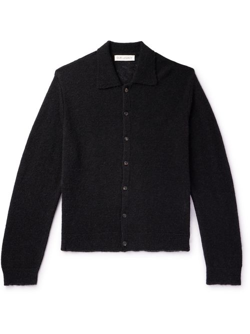 Evening Alpaca-Blend Cardigan