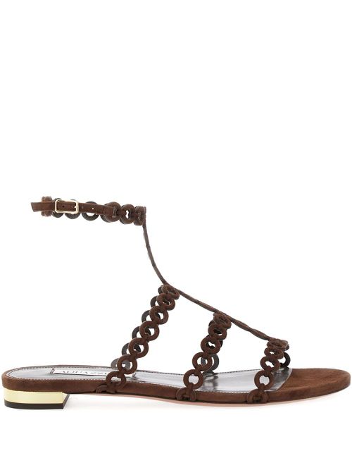 Aquazzura Infinity Chain sandals - Brown