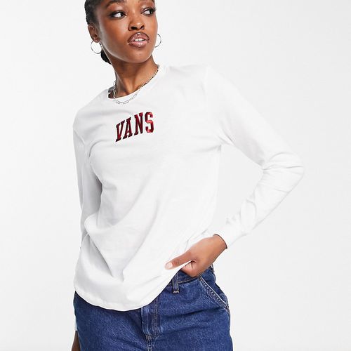 Vans Varsity BFF long sleeve t-shirt in white Exclusive at ASOS ...