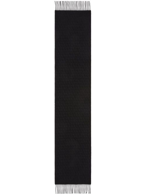 Toile Iconographe fringed scarf - Black