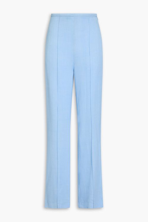Tweed wide-leg pants