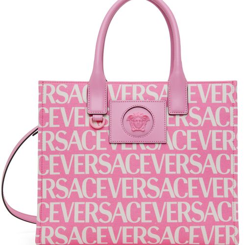 Versace Canvas Tote Bag - Pink Totes, Handbags - VES131238