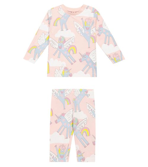 Set of cotton sweatshirt and sweatpants