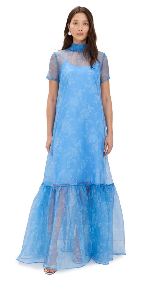 Calluna Dress Blue Rose