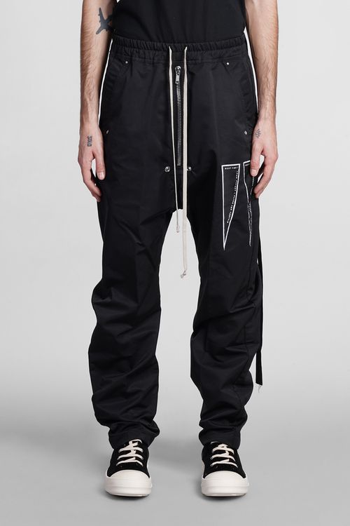 Rick Owens | ブラックコットンのゲスベラパンツ