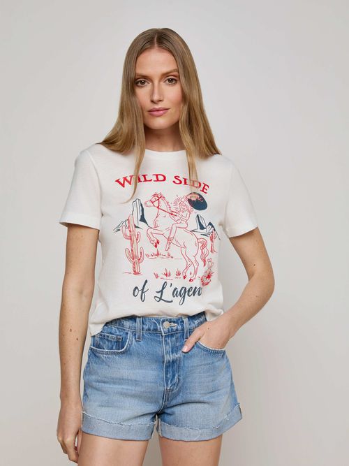 Eliza Graphic T-Shirt In White