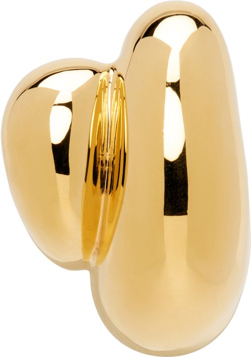 Maria Black Gold Tryvann Trail Left Single Earring