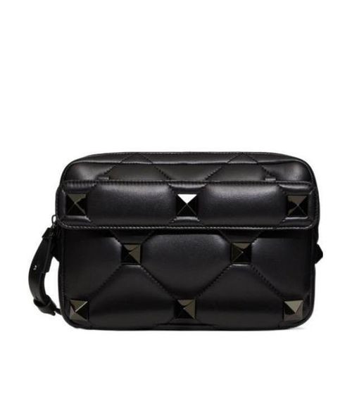 ROMAN STUD NAPPA LEATHER CROSSBODY BAG