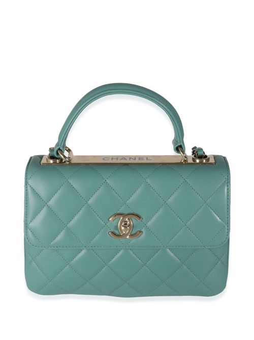 2014-2015 small Trendy CC two-way handbag - Green
