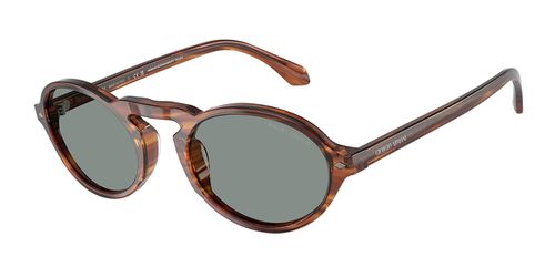 Giorgio Armani AR8219U 616256 Men's Sunglasses Brown Size 52