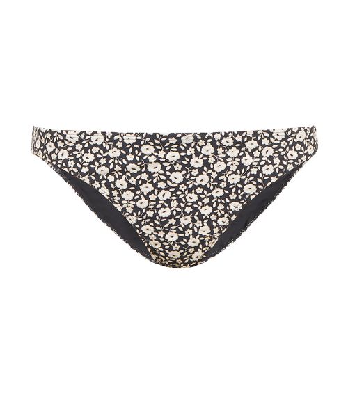 Floral low-rise bikini bottoms