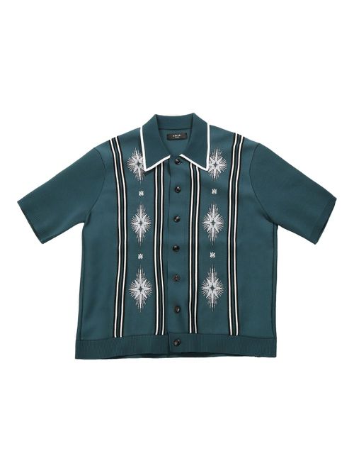 AMIRI intarsia-knit shirt - Blue
